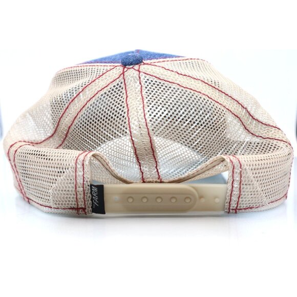 Goorin Bros Mesh Trucker Hat "The Bandit" Raccoon Patch Adjustable Snapback - Picture 6 of 7